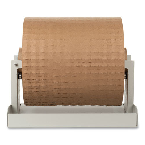 Image of Scotch Cushion Lock Protective Wrap Dispenser, For Up To 16" Diameter X 12" Wide Rolls, Steel, Beige