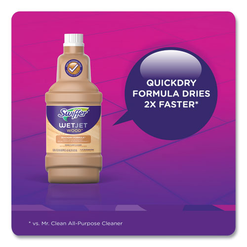 Image of Swiffer® Wetjet System Cleaning-Solution Refill, Blossom Breeze Scent, 1.25 L Bottle, 4/carton