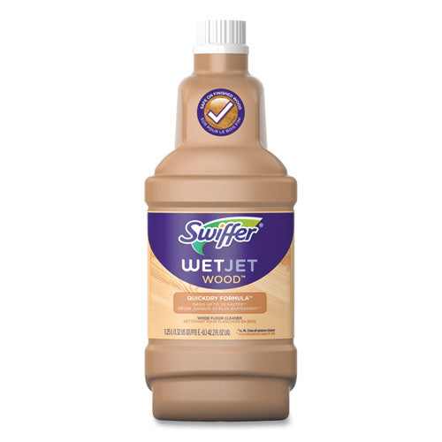 Image of Swiffer® Wetjet System Cleaning-Solution Refill, Blossom Breeze Scent, 1.25 L Bottle, 4/carton