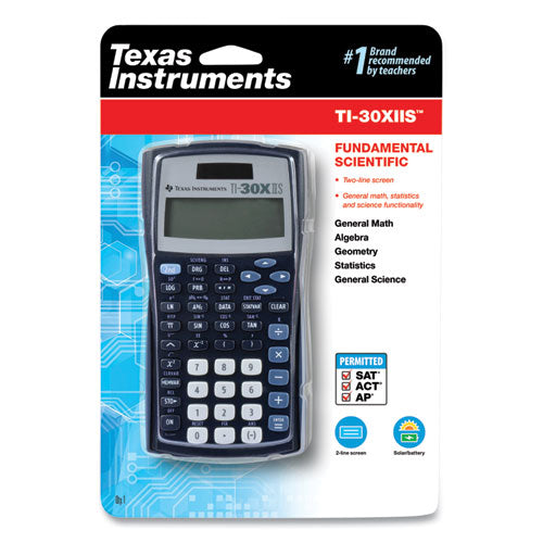 Image of Texas Instruments Ti-30x Iis Scientific Calculator, 10-Digit Lcd, Black
