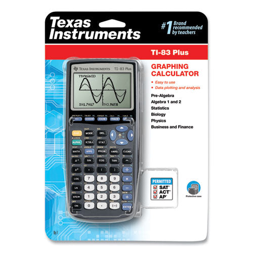 Image of Texas Instruments Ti-83plus Programmable Graphing Calculator, 10-Digit Lcd