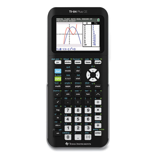Image of Texas Instruments TI-84 Plus CE Programmable Color Graphing Calculator, 10-Digit LCD, Black