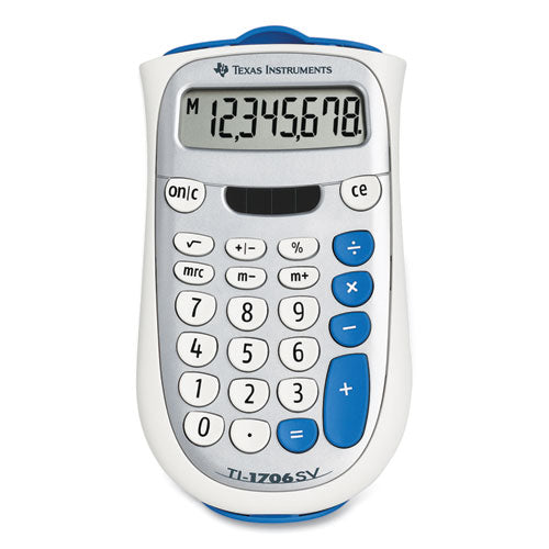 Image of Texas Instruments Ti-1706sv Handheld Pocket Calculator, 8-Digit Lcd