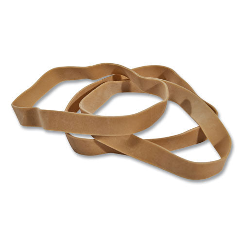 Image of Universal® Rubber Bands, Size 107, 0.06" Gauge, Beige, 1 Lb Box, 40/pack
