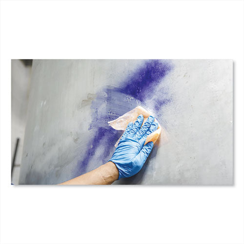 Image of SCRUBS® Graffiti and Paint Remover Towels, Citrus, 10 x 12, Neutral Scent, White/Orange, 30/Canister, 6 Canisters/Carton