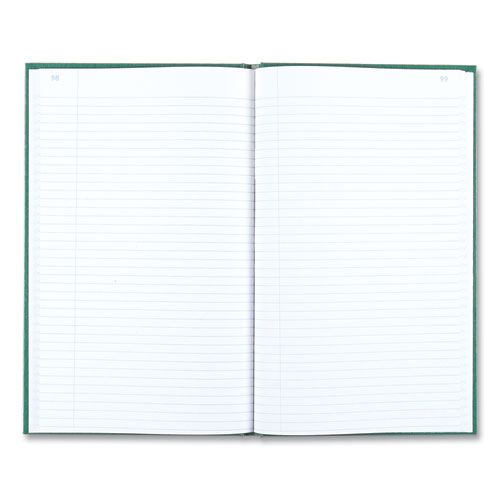 Image of National® Emerald Series Account Book, Green Cover, 12.25 X 7.25 Sheets, 150 Sheets/book