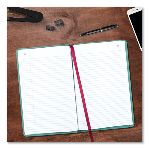 Image of National® Tuff Series Record Book, Green Cover, 12 X 7.5 Sheets, 500 Sheets/book