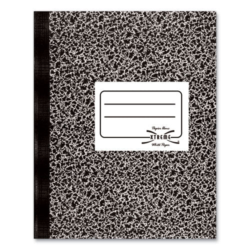 Image of National® Composition Book, Medium/College Rule, Black Marble Cover, (80) 11 x 8.38 Sheets