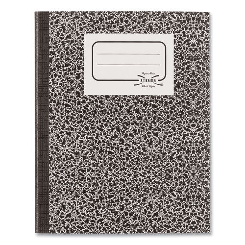 Image of National® Composition Book, Wide/Legal Rule, Black Marble Cover, (80) 10 x 7.88 Sheets