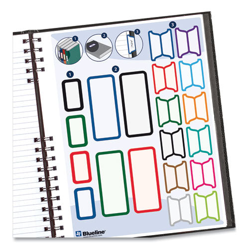 Image of Blueline® NotePro Notebook, 1-Subject, Medium/College Rule, Black Cover, (100) 11 x 8.5 Sheets