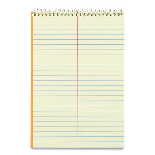 Image of National® Standard Spiral Steno Pad, Gregg Rule, Brown Cover, 60 Eye-Ease Green 6 X 9 Sheets