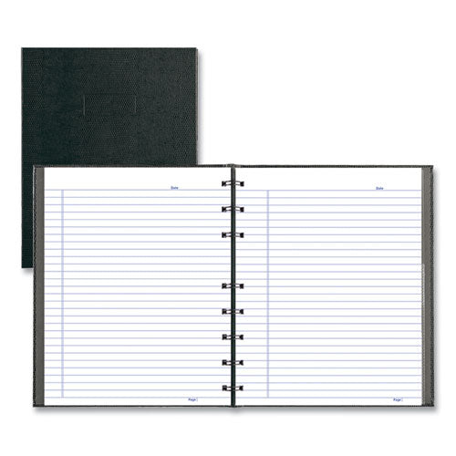 Image of Blueline® NotePro Notebook, 1-Subject, Narrow Rule, Black Cover, (75) 9.25 x 7.25 Sheets