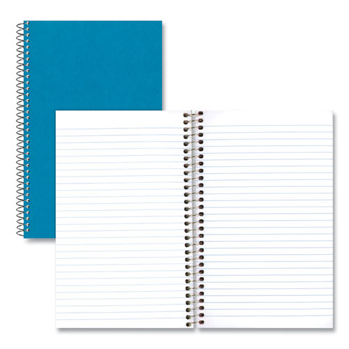 Image of National® Single-Subject Wirebound Notebooks, Medium/College Rule, Blue Kolor Kraft Front Cover, (80) 9.5 x 6 Sheets