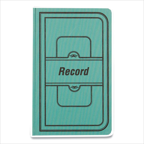 Image of National® Tuff Series Record Book, Green Cover, 12 X 7.5 Sheets, 500 Sheets/book