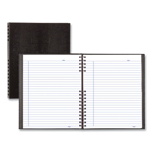 Image of Blueline® NotePro Notebook, 1-Subject, Medium/College Rule, Black Cover, (100) 11 x 8.5 Sheets