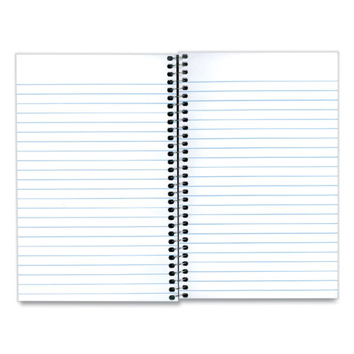 Image of National® Three-Subject Wirebound Notebooks, 3-Subject, Medium/College Rule, Blue Cover, (150) 9.5 x 6 Sheets
