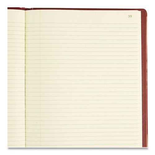 Image of Rediform® National Brand Red Vinyl Series Journal, 1-Subject, Medium/College Rule, Red Cover, (300) 10 x 7.75 Sheets