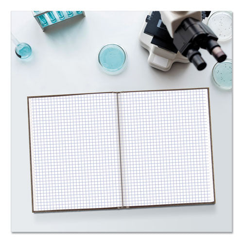 Image of Blueline® Professional Quad Notebook, Quadrille Rule (4 sq/in), Black Cover, (96) 9.25 x 7.25 Sheets