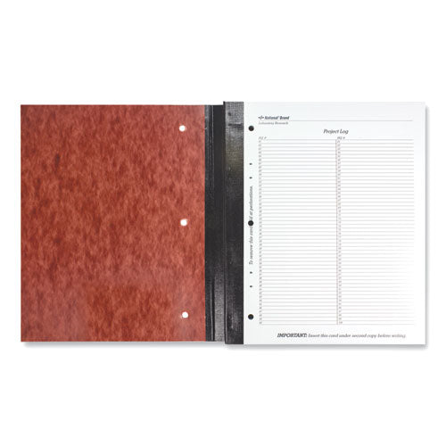 Image of National® Duplicate Laboratory Notebooks, Two-Part Carbonless, Quadrille Rule (4 sq/in), Brown Cover, (200) 11 x 9.25 Sheets