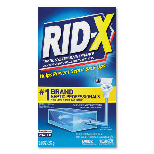 Image of RID-X® Septic System Treatment Concentrated Powder, 9.8 Oz, 12/carton