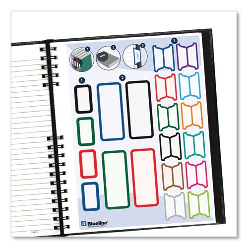 Image of Blueline® EcoLogix NotePro Executive Notebook, 1-Subject, Medium/College Rule, Black Cover, (100) 11 x 8.5 Sheets