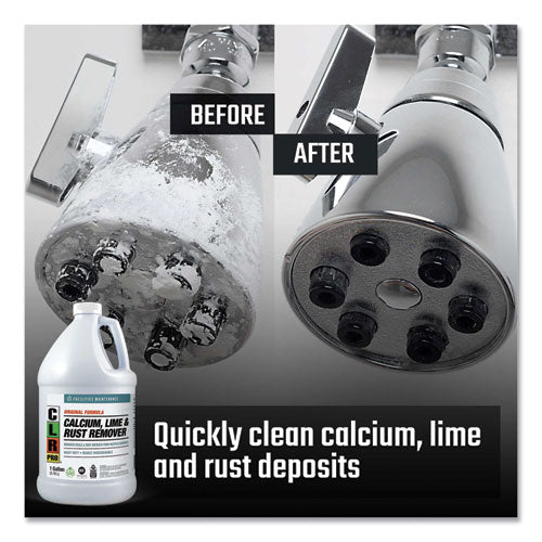 Image of CLR PRO® Calcium, Lime And Rust Remover, 1 Gal Bottle, 4/carton