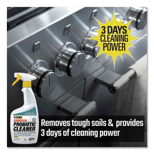 Image of CLR PRO® Commercial Probiotic Cleaner, Lemon Scent, 32 Oz Spray Bottle, 6/carton
