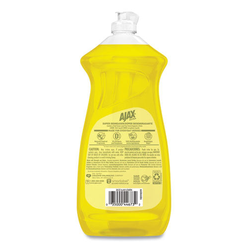 Image of Ajax® Dish Detergent, Lemon Scent, 28 Oz Bottle