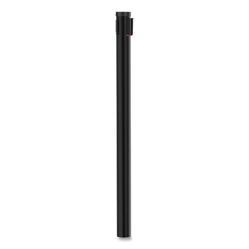 Image of Tatco Adjusta-Tape Crowd Control Posts Only, Steel, 40" High, Black, 2/box