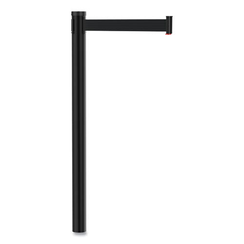 Image of Tatco Adjusta-Tape Crowd Control Posts Only, Steel, 40" High, Black, 2/box