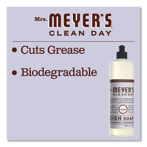 Image of Mrs. Meyer's® Dish Soap, Lavender Scent, 16 Oz Bottle