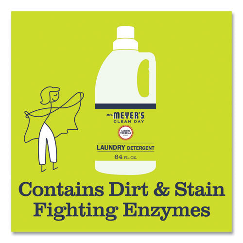 Image of Mrs. Meyer's® Liquid Laundry Detergent, Lemon Verbena Scent, 64 Oz Bottle