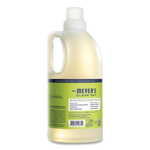 Image of Mrs. Meyer's® Liquid Laundry Detergent, Lemon Verbena Scent, 64 Oz Bottle