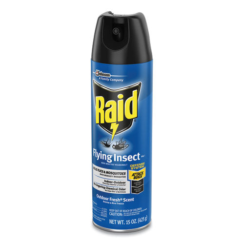 Image of Raid® Flying Insect Killer, 15 oz Aerosol Spray, 12/Carton