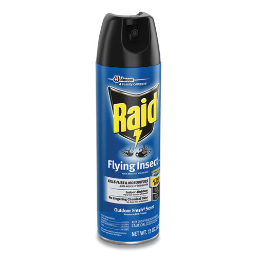 Image of Raid® Flying Insect Killer, 15 oz Aerosol Spray, 12/Carton
