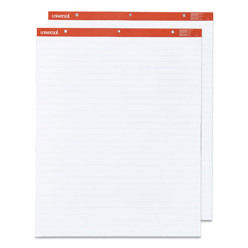 Image of Universal Easel Pads/Flip Charts, Presentation Format (1" Rule), 27 x 34, White, 50 Sheets, 2/Carton