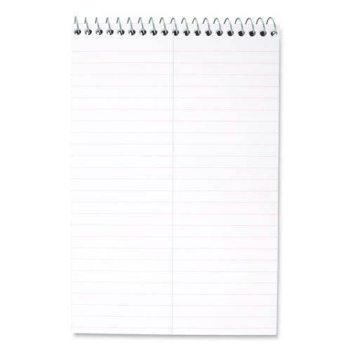 Image of Mead® Spell-Write Wirebound Steno Pad, Gregg Rule, Randomly Assorted Cover Colors, 80 White 6 X 9 Sheets