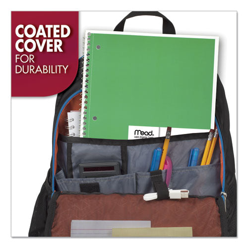 Image of Mead® Spiral Notebook, 1-Subject, Wide/Legal Rule, Randomly Assorted Cover Color, (70) 10.5 x 7.5 Sheets