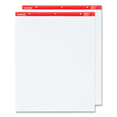 Image of Universal Easel Pads/Flip Charts, Unruled, 27 x 34, White, 50 Sheets, 2/Carton