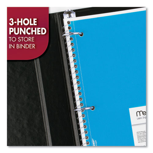 Image of Mead® Spiral Notebook, 1-Subject, Wide/Legal Rule, Randomly Assorted Cover Color, (70) 10.5 x 7.5 Sheets