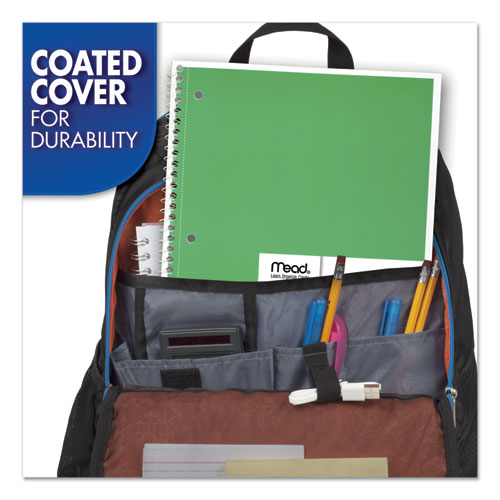 Image of Mead® Spiral Notebook, 1-Subject, Medium/College Rule, Assorted Cover Colors, (70) 10.5 x 8 Sheets, 6/Pack