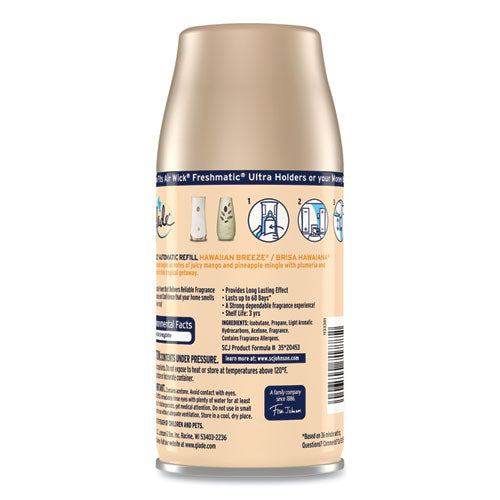Image of Glade® Automatic Air Freshener, Hawaiian Breeze, 6.2 Oz
