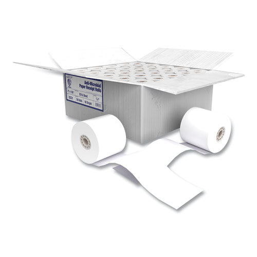 Image of Alliance Armor Antimicrobial Receipt Roll Paper, 3" X 130 Ft, White, 50/carton