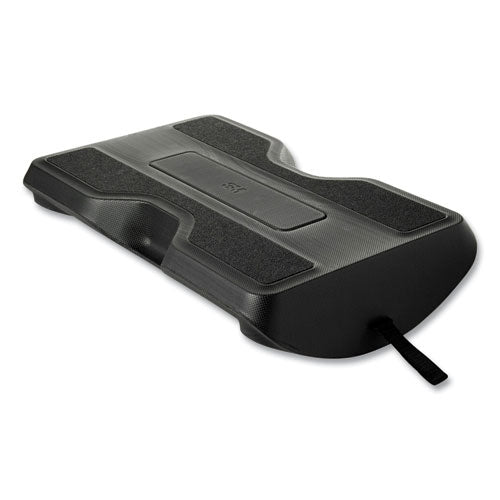 Image of 3M Foot Rest for Standing Desks, 19.98w x 11.97d x 4.2h, Black