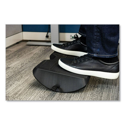 Image of 3M Foot Rest for Standing Desks, 19.98w x 11.97d x 4.2h, Black
