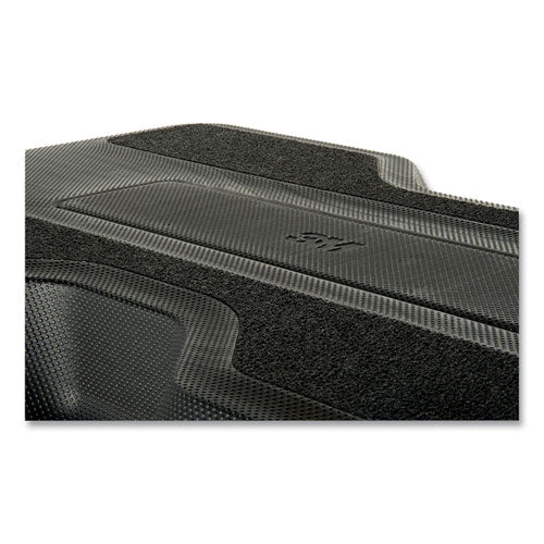 Image of 3M Foot Rest for Standing Desks, 19.98w x 11.97d x 4.2h, Black