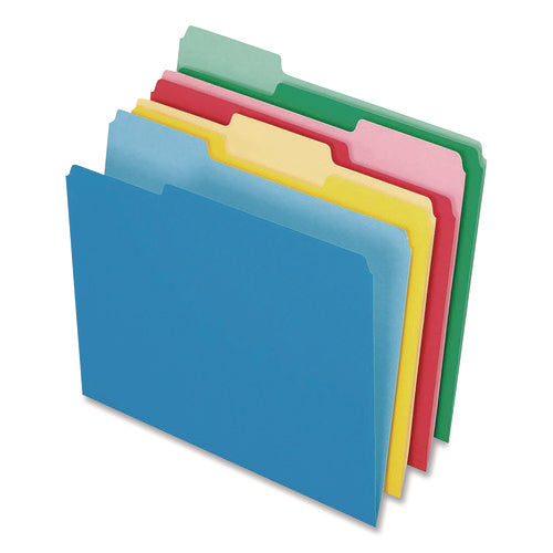 Image of Pendaflex® Colored File Folders, 1/3-Cut Tabs: Assorted, Letter Size, Assorted Colors, 36/Pack