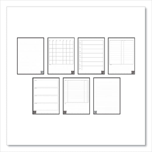 Image of Rocketbook Fusion Smart Notebook, Seven Assorted Page Formats, Teal Cover, (21) 11 x 8.5 Sheets