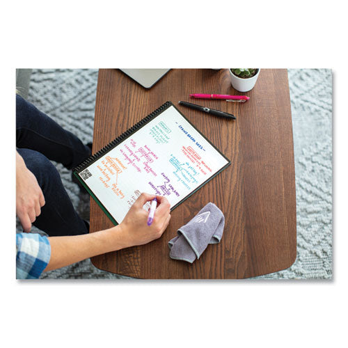 Image of Rocketbook Fusion Smart Notebook, Seven Assorted Page Formats, Blue Cover, (21) 11 x 8.5 Sheets