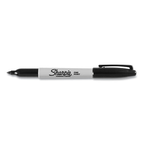 Image of Sharpie® Fine Tip Permanent Marker, Fine Bullet Tip, Black, 24/pack